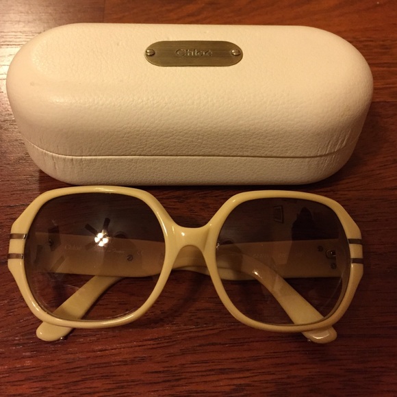 Chloe Cream Sunglasses