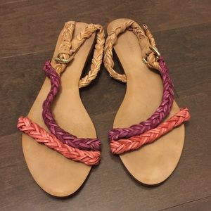 Zara Flat Sandal Sz 38