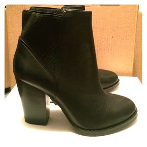 Adorable black booties! Never worn!