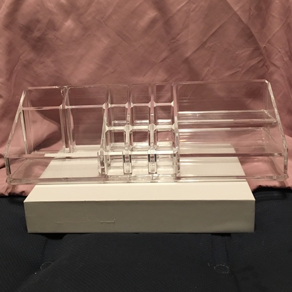 Acrylic Vertical Cosmetic Organizer Clear