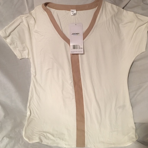 Jockey P2P NWT Inset V Blouse