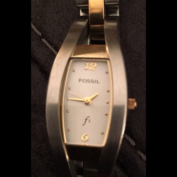 Two toned Fossil watch