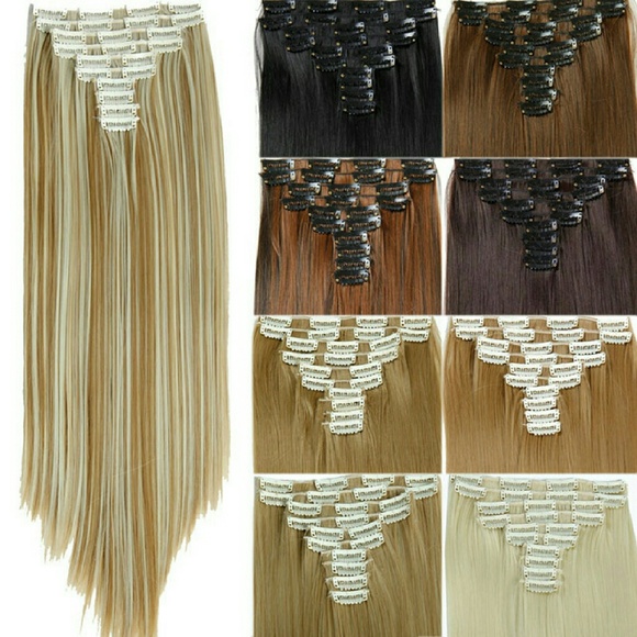 Full Head Clip In-pick your color!! main image 4