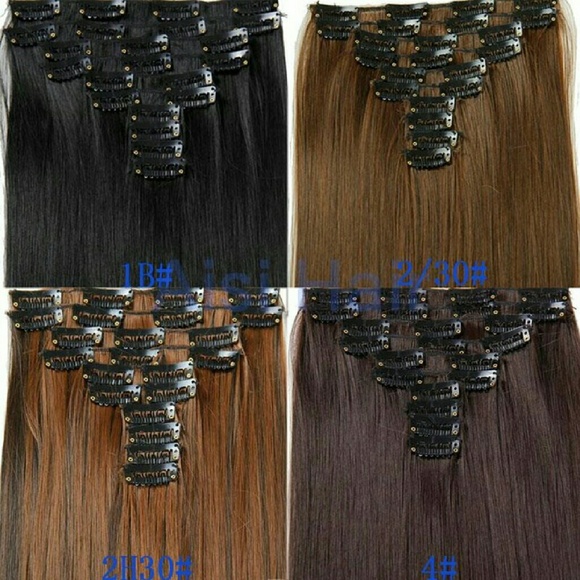 Full Head Clip In-pick your color!!
