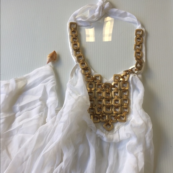 Beach bunny white bikini cover up maxi dress - Picture 2 of 4