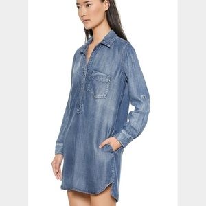 Bella Dahl denim long sleeve shirt dress