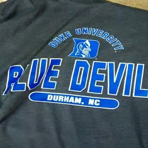 Blue duke gray shirt