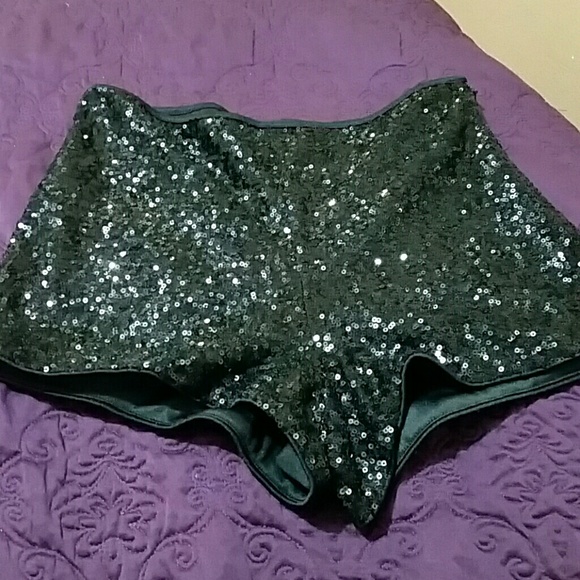 Forever 21 high waist sequin shorts