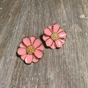 Pink Flower Earrings Forever 21