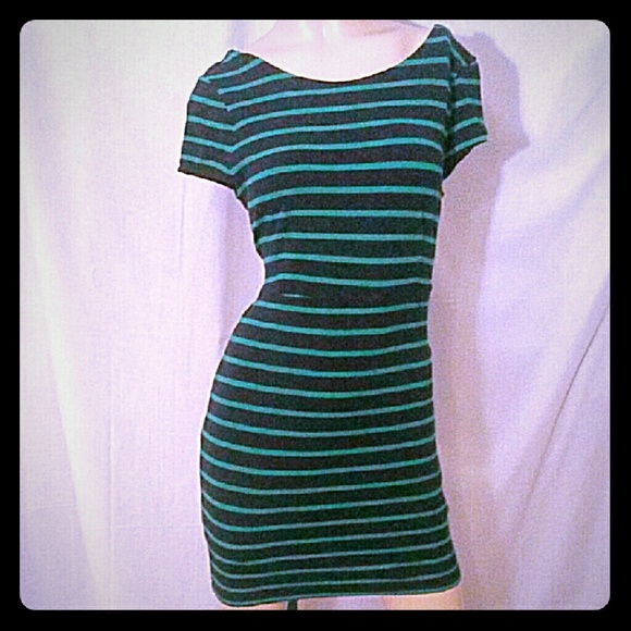 Fitted Striped Dress