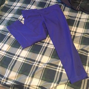 Under armour blue crops