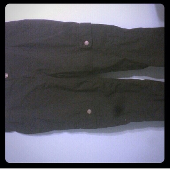 Black cargo pants