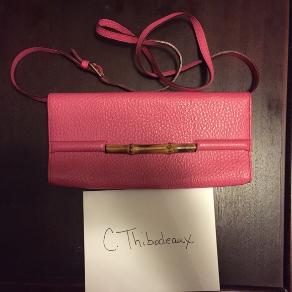 Gucci Bamboo Pink Crossbody