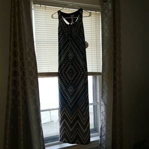 multicolored dress. perfect for vacation!