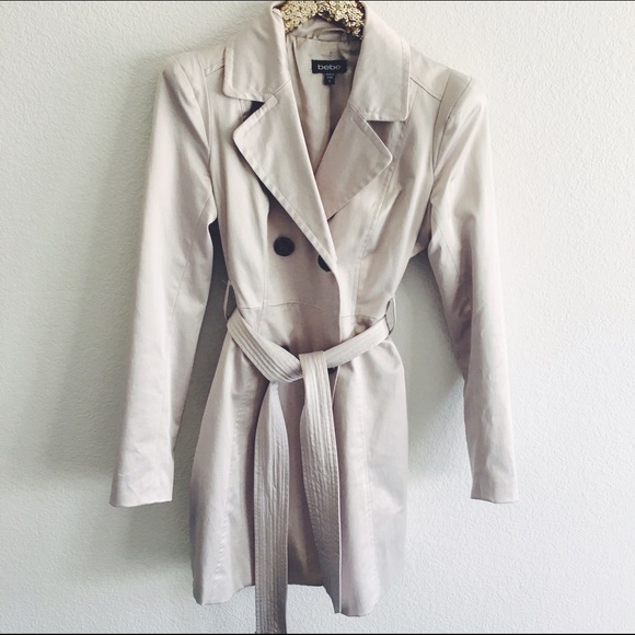 Bebe Trench Coat - Small