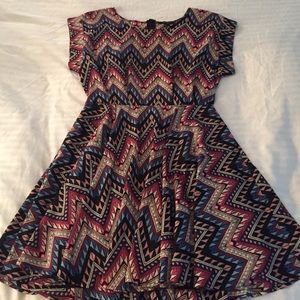 Tribal Print Cocktail Dress