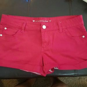 Super cute pink shorts.