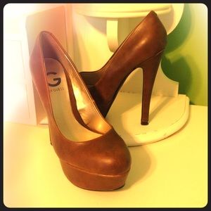 G by Guess 5" platform heels: 6 1/2