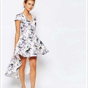 Floral high low dress by Asos worn one time.
