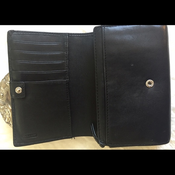 *๐SOLDโผ๏ธ๐*Coach Leather Wallet - Picture 2 of 4