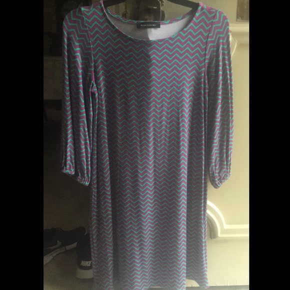 CHEVRON DRESS - Picture 1 of 2