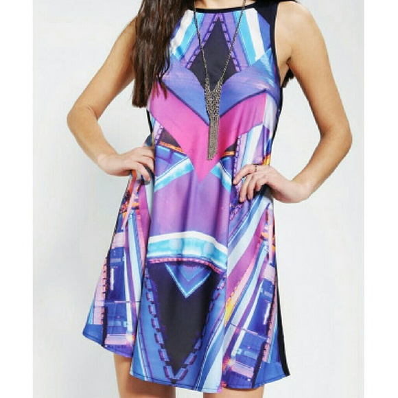 Urban Outfitters Dresses & Skirts - UO Bluejuice City Lights Shift Dress $118 NWT