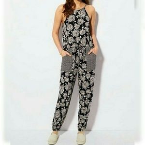 AEO Floral Jumpsuit