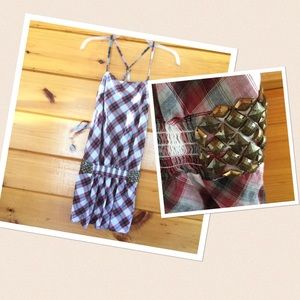 Guess Plaid Dress XS