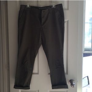 Both pairs of gap pants.