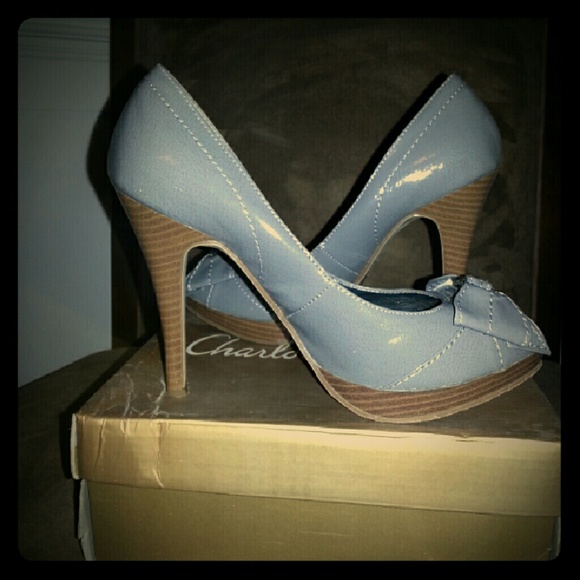 BOGO -OR- 5 for $12 Grey patent leather heels