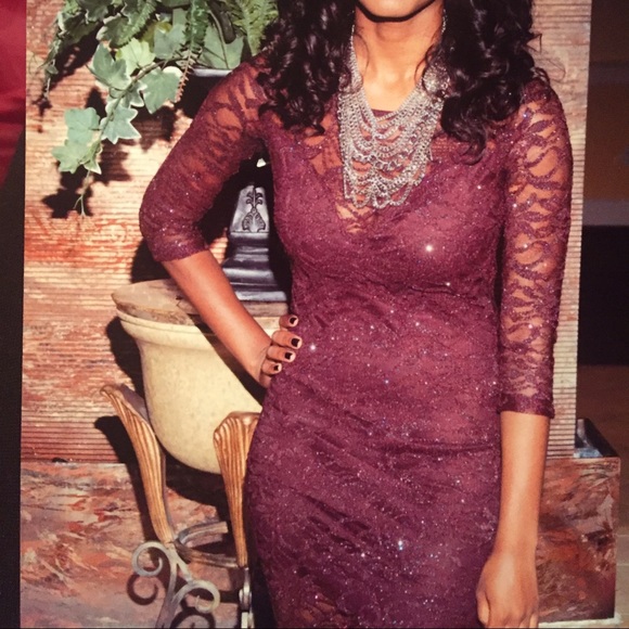 Sparkly purple homecoming dress !!