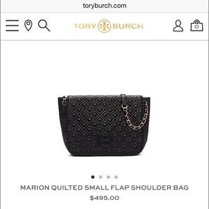 Tory Burch Marion Quilted Small Flap Shoulder Bag