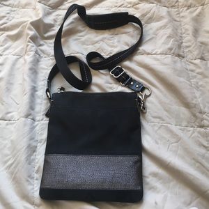 Coach black over the shoulder satchel