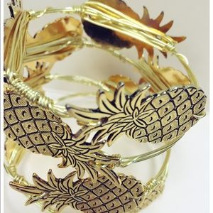 Palm Beach Creations Pineapple Bangle Bracelet