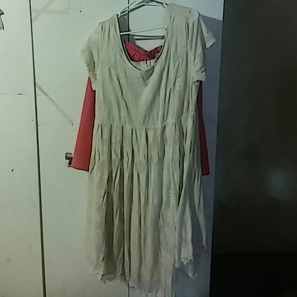 Plus Size V Hem dress