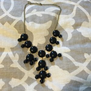 Black and Gold Bubble Necklace