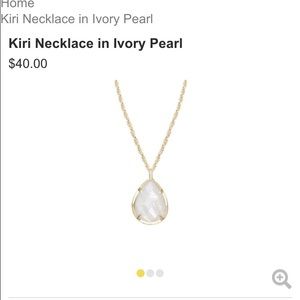 Kendra Scott Kiri necklace!