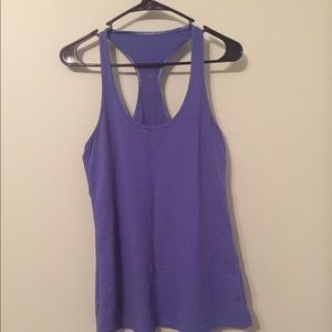 Lululemon Blue Cool Racerback Tank