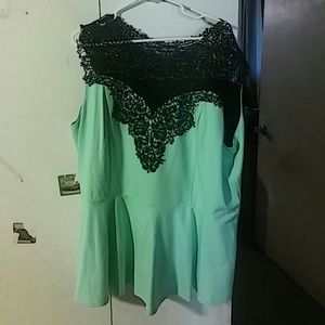 Plus Size Peplum Top