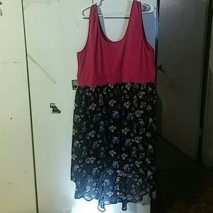 Plus Size hi-lo Dress