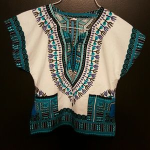 Girls small dashiki top MUST GO