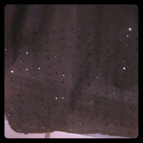 Black embellished Scarf