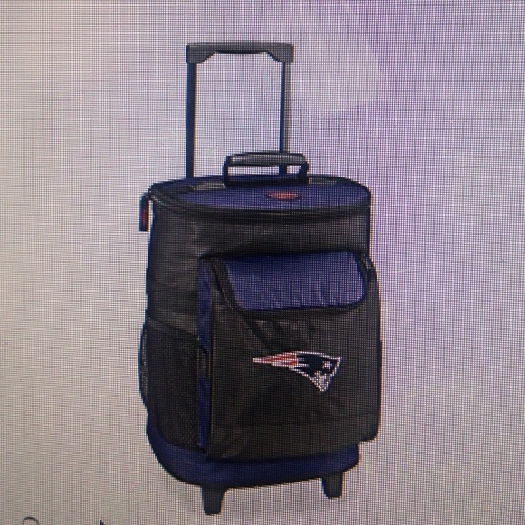 New England Patriots rolling cooler