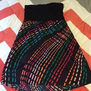 Large-Roxy strapless dress