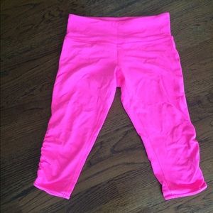 Hot pink capri's, I 💗them just don't fit anymore.