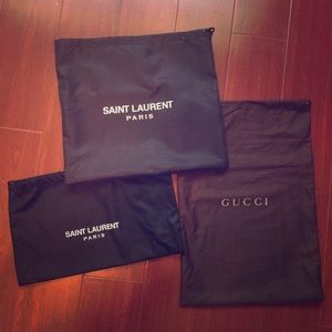 Gucci YSL Yves Saint Laurent authentic dust bags