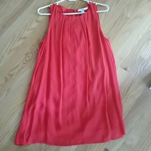 Forever 21 orange/red sleveless shift dress