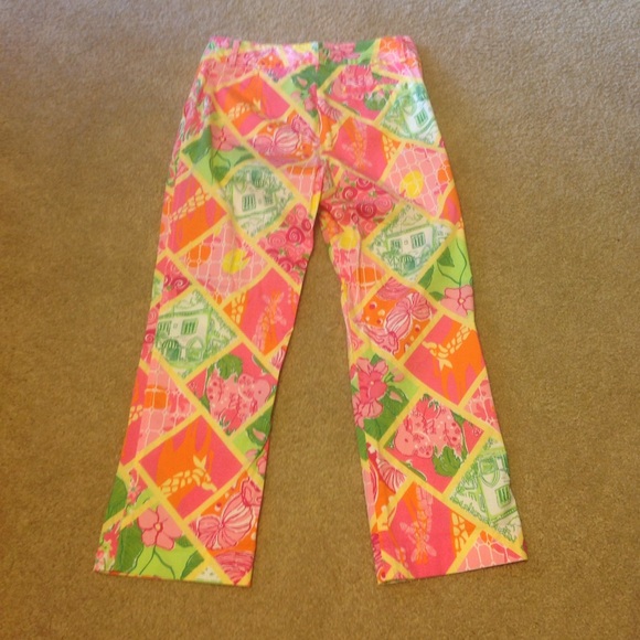 Lilly Pulitzer Crop Pant. - Picture 2 of 3