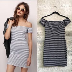 Tobi off shoulder mini dress