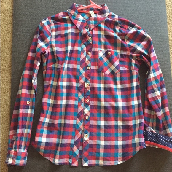Plaid button up